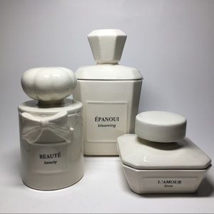 Magenta French Collection Set Bathroom/Vanity Rare